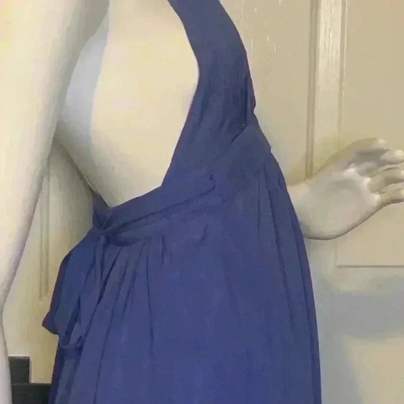 Lulu’s Magical Movement Periwinkle Blue Wrap Maxi Dress - Size S   D6 - Picture 7 of 12